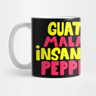 Guatemalan Insanity Pepper - Simpsons - Cult Series - Chilli - Typography Art Mug